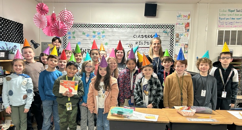Third graders in Mrs. Jones' class enjoyed 'The Snowy Day' in honor of children's book author Ezra Jack Keats' birthday.