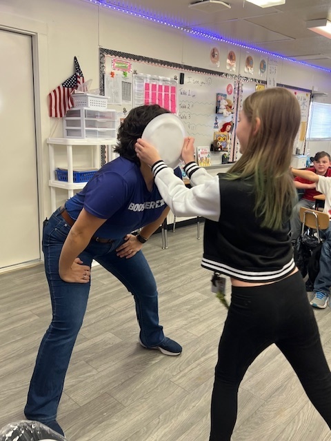 Boosterthon's Supernova geting pied in the face