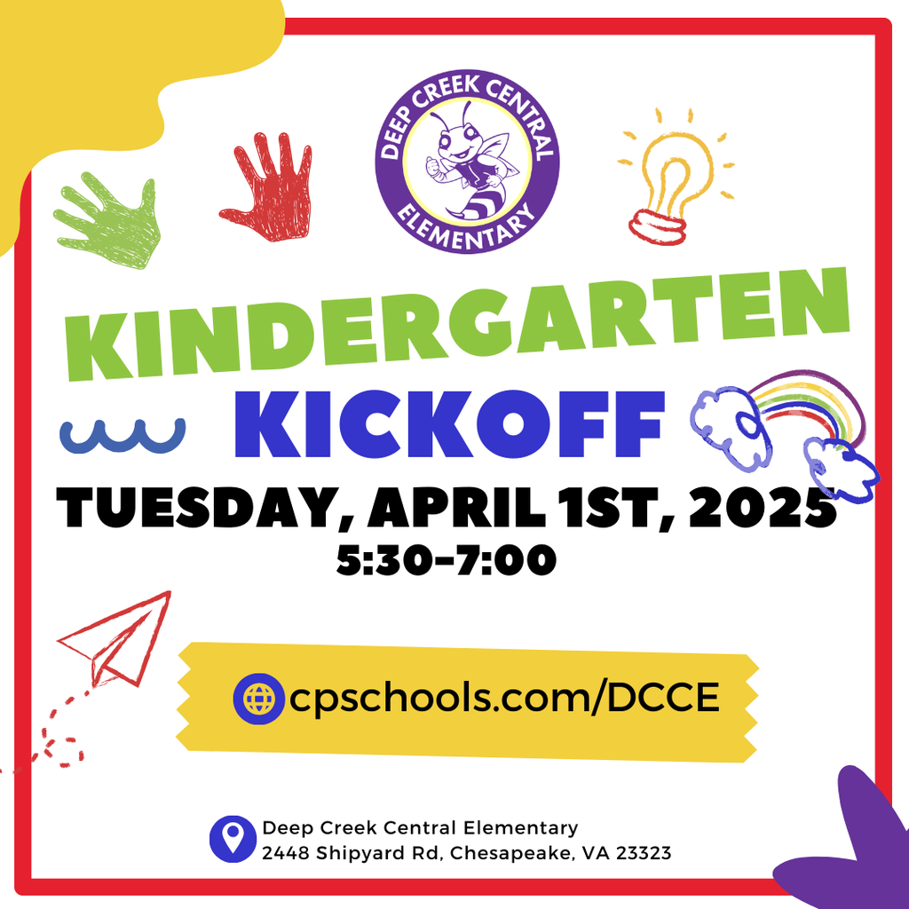 Kindergarten Kickoff April 1st