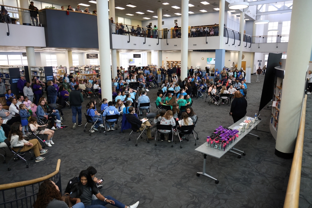 Battle of the Books Event at the Library.