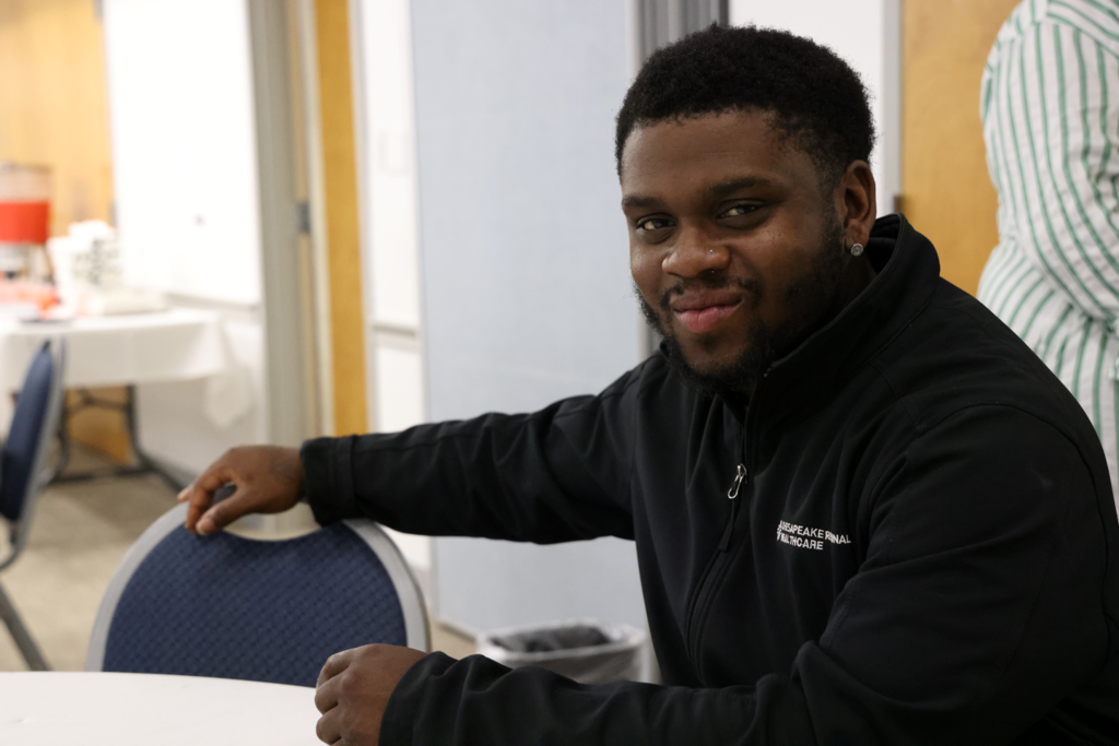 man smiling for camera
