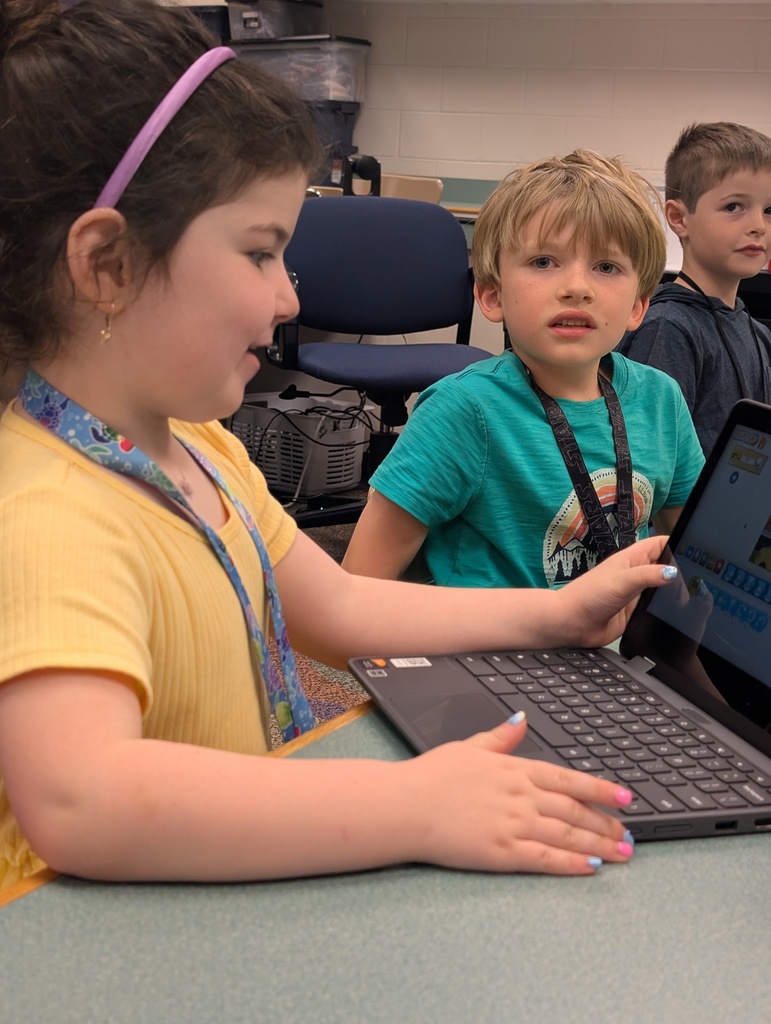 Miss Stafford's students are developing coding skills through Scratch Jr.