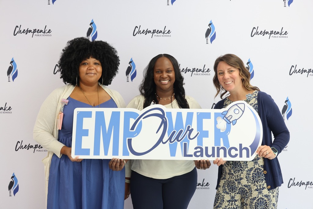 three admistrators with empower sign