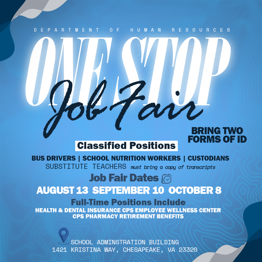 One Stop Job Fair Graphic with information
