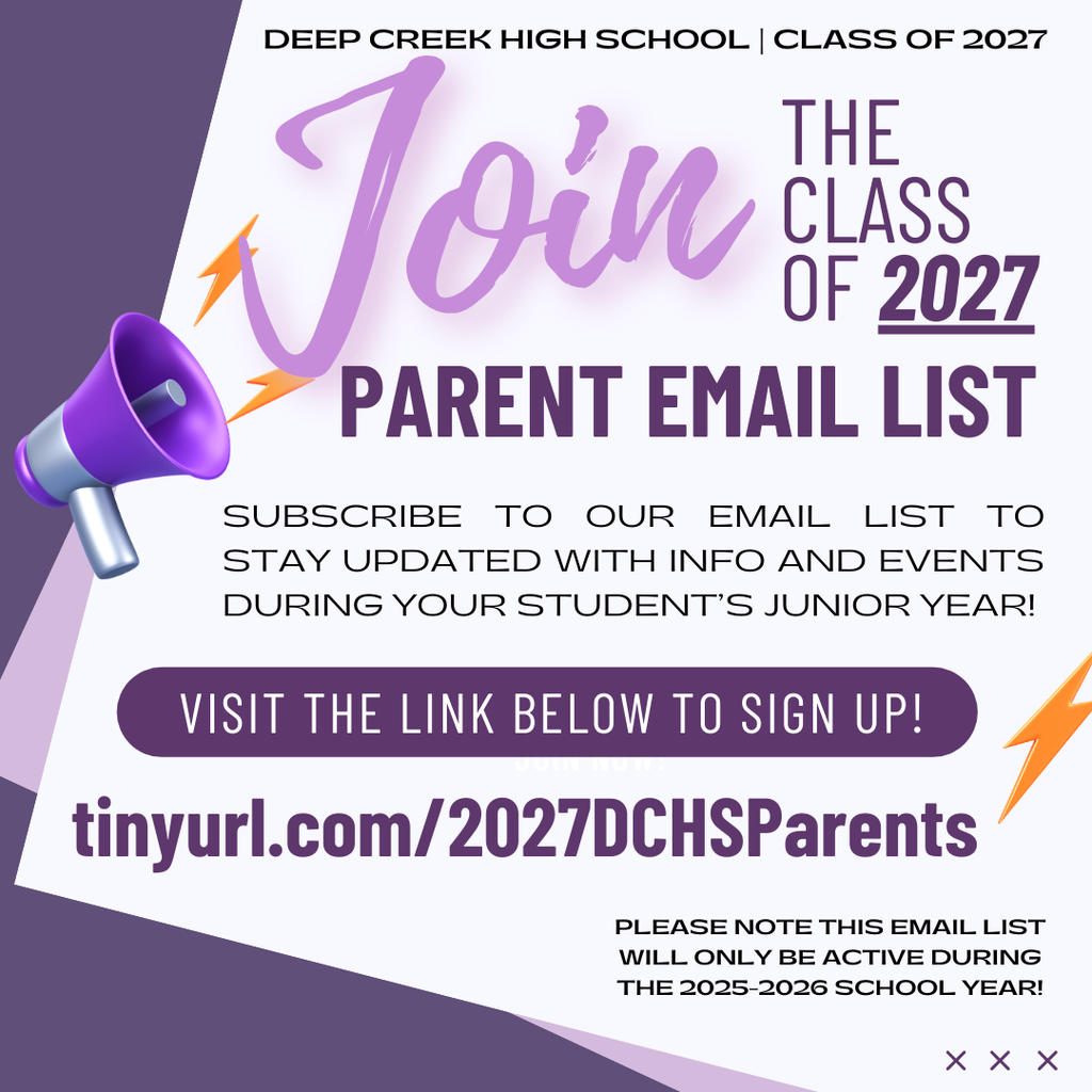 Class of 2027 Parent Email Flyer