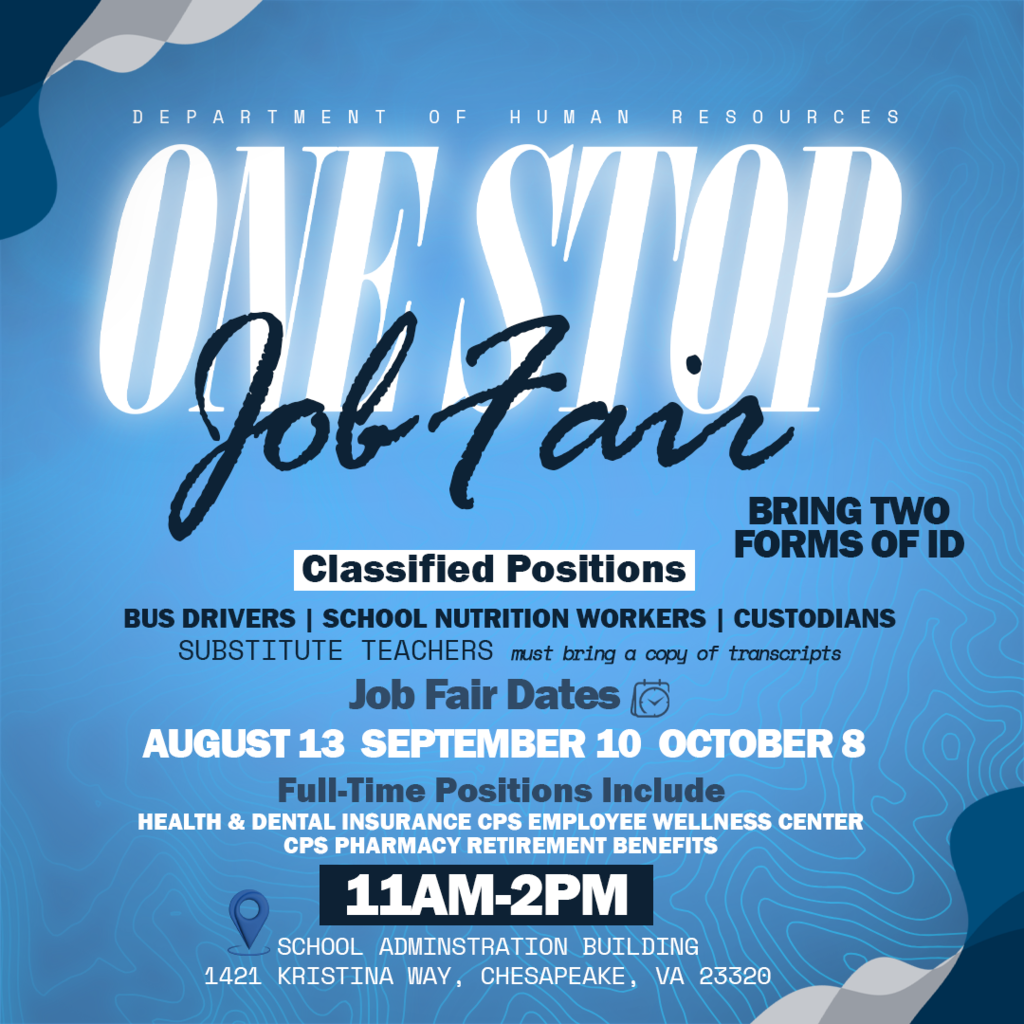 One Stop Job Fair Graphic with information