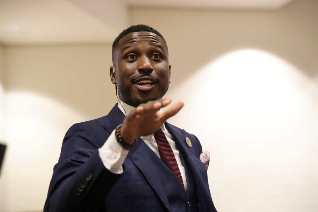 Michael Bonner speaking