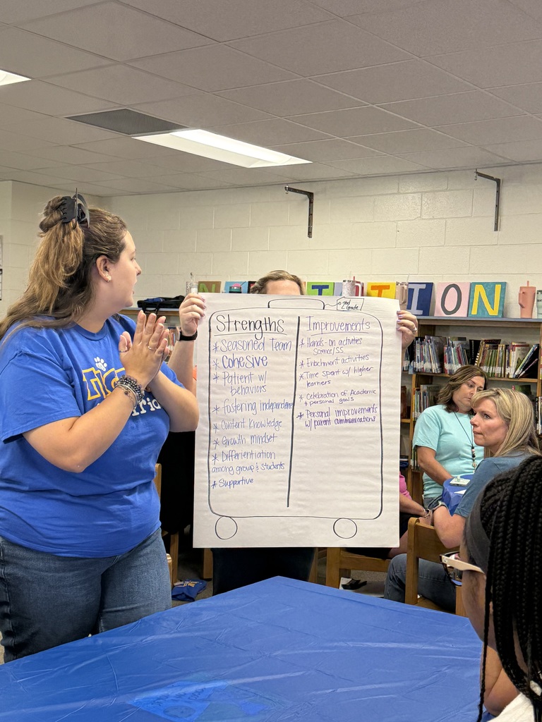 Teachers working on professional development