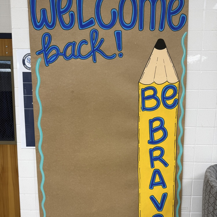 welcome back sign 