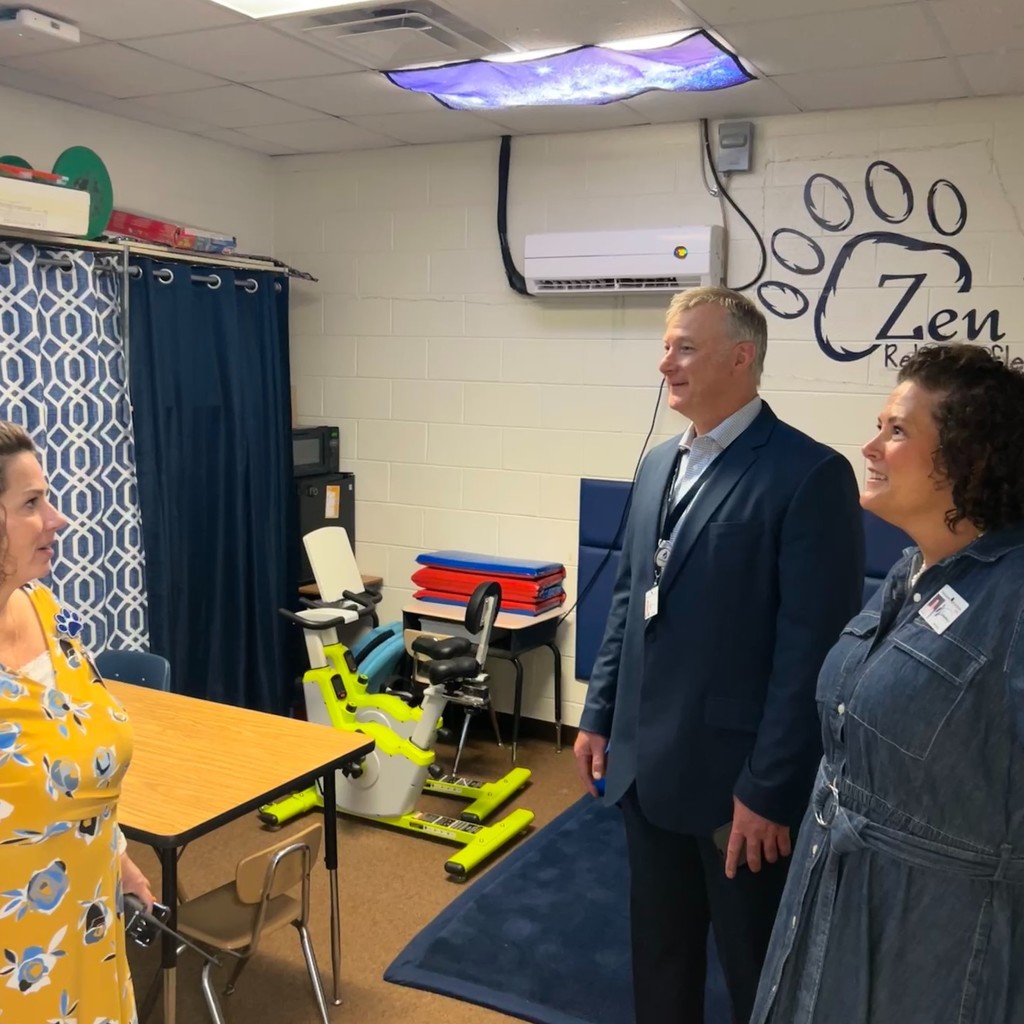 School Board Member Daniel Stahler visits WBP