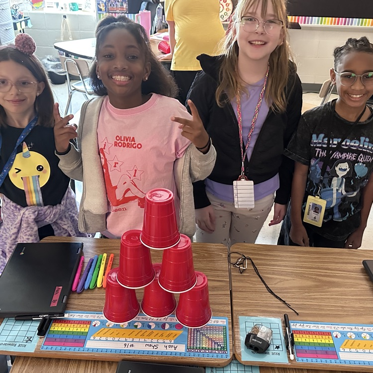 group 1 finished with completed cup stack