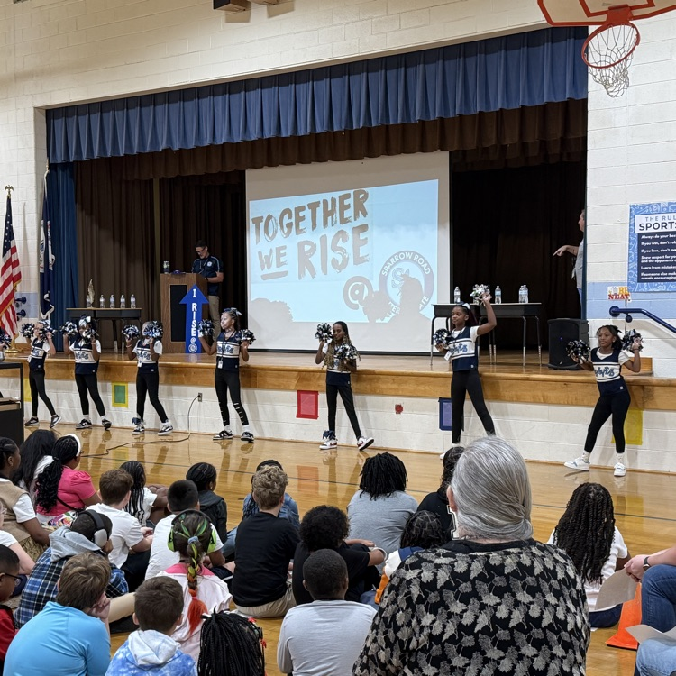 together we rise slideshow with cheerleading by stage