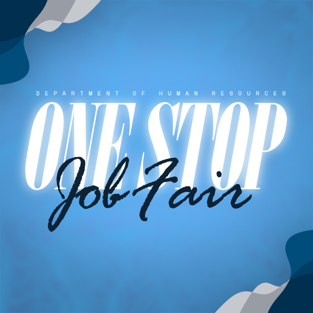 One stop job fair graphic