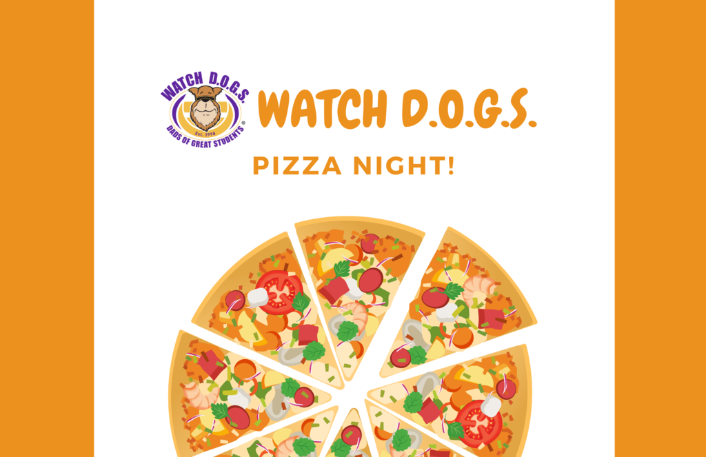 Orange Pizza Party Flyer (8
