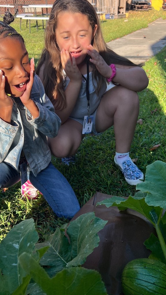 Students with Pumpkin