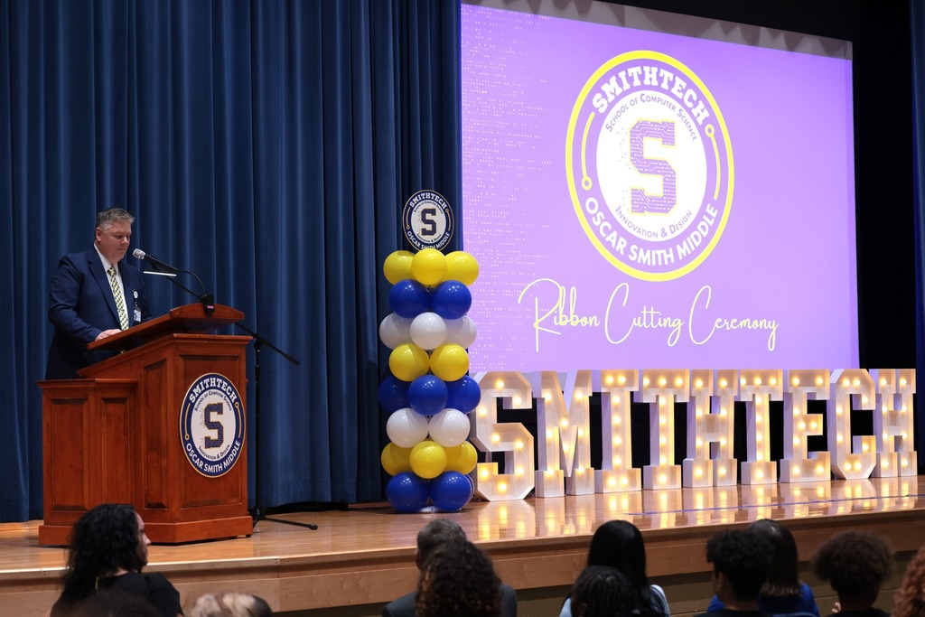 superindent at podium