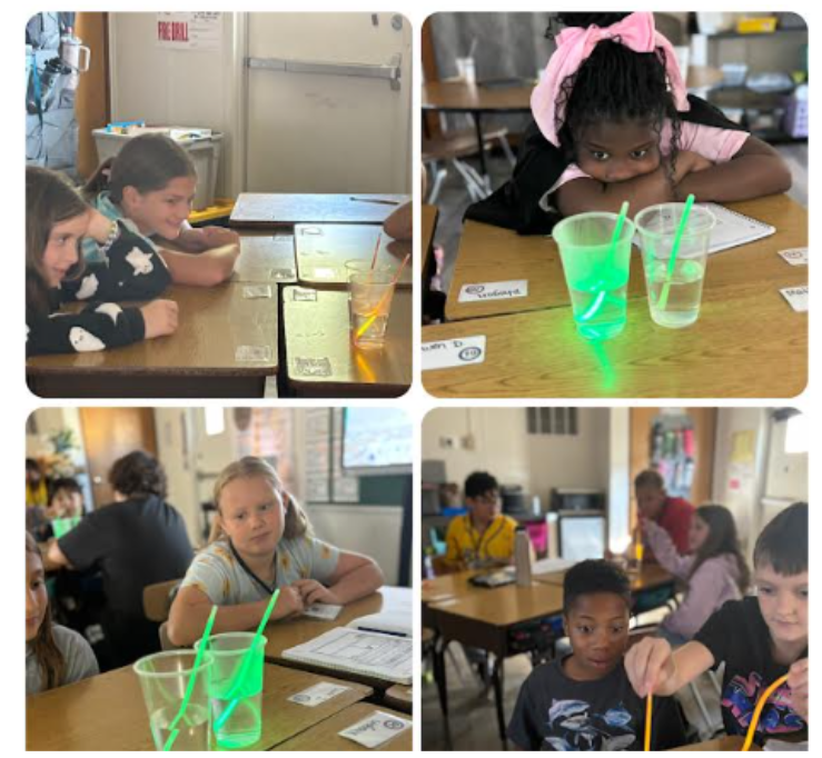 🔎Today our 5th graders became "scientists" for a glowing experiment!   🧪 They investigated how water temperature affects the shine of a glow stick, and the results were illuminating. It was a bright day of hands-on learning and discovery! ✨  #HandsOnLearning #ScienceExperiment #FutureScientists #DCCE
