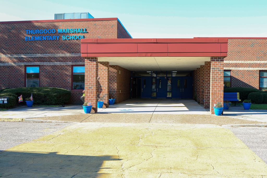 Front of Thurgood Marshall Elementary