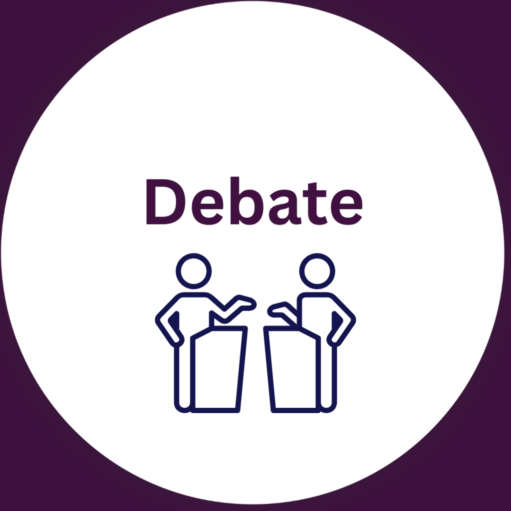 Debate logo