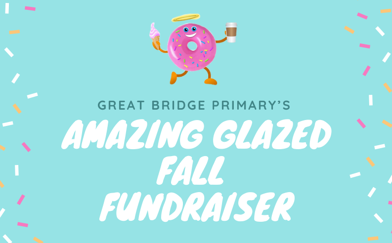 Turquoise Doughnut Fundraiser Flyer (4 x 4 in)