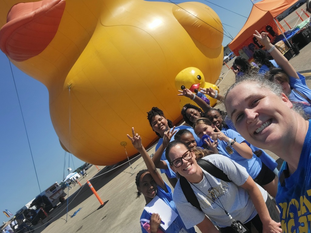 Students at Air Show