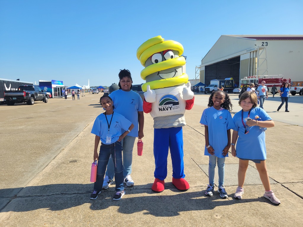 Students at Air Show