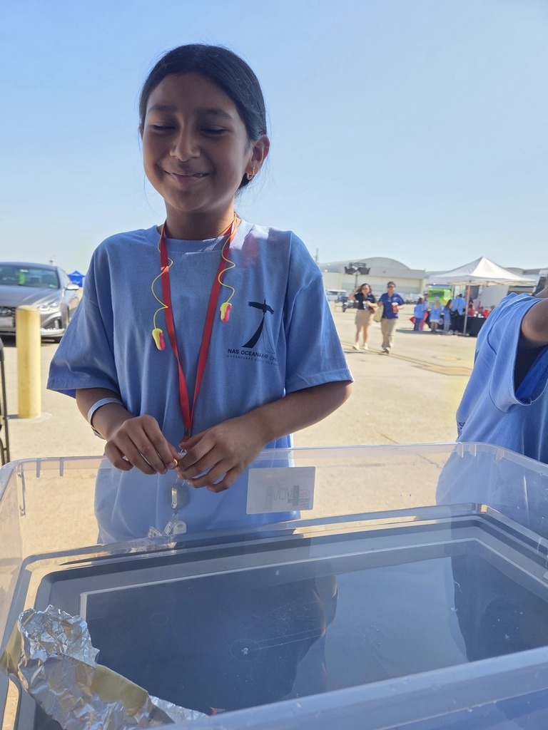 Students at Air Show