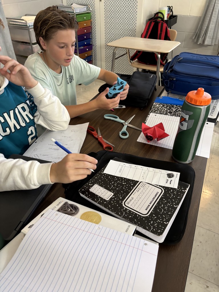 students working in a group