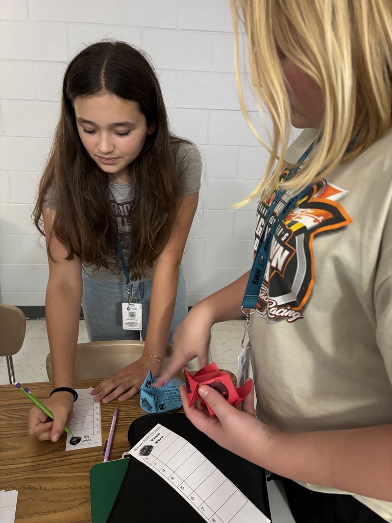 students working in a group