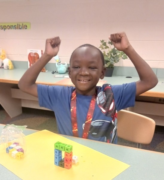 What can you create with 22? during library resource time in the STEM lab with Mrs. West's class. 