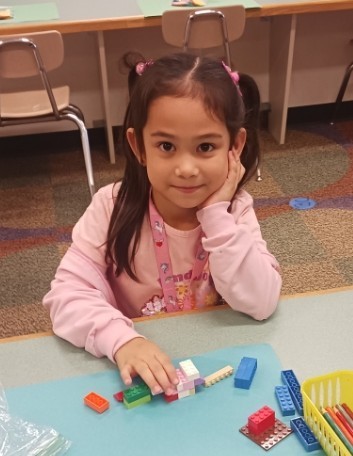 What can you create with 22? during library resource time in the STEM lab with Mrs. West's class. 