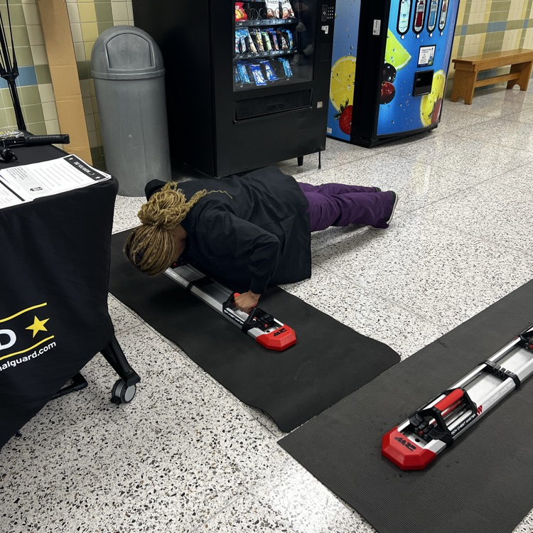 dental students doing push ups