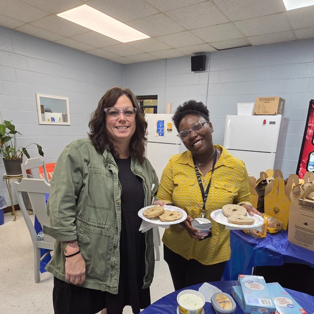 Staff with Bagels