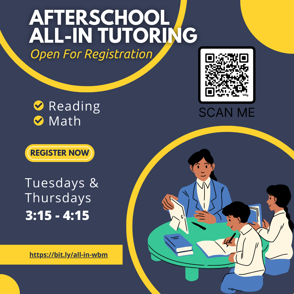 All-in Tutoring - Beginning 9/16
