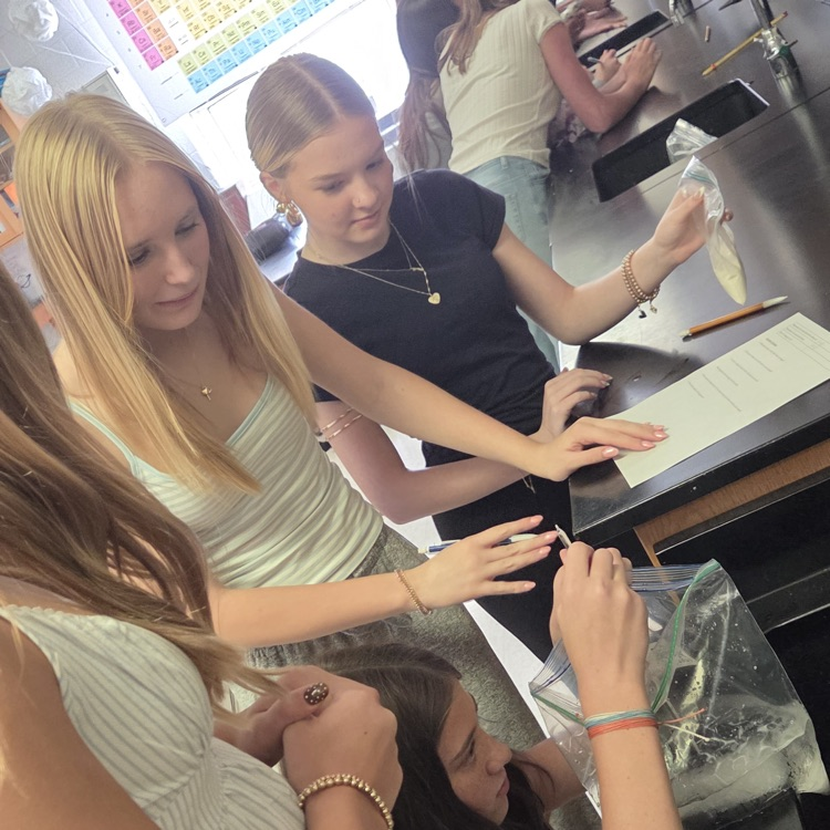 kids in a lab making ice cream