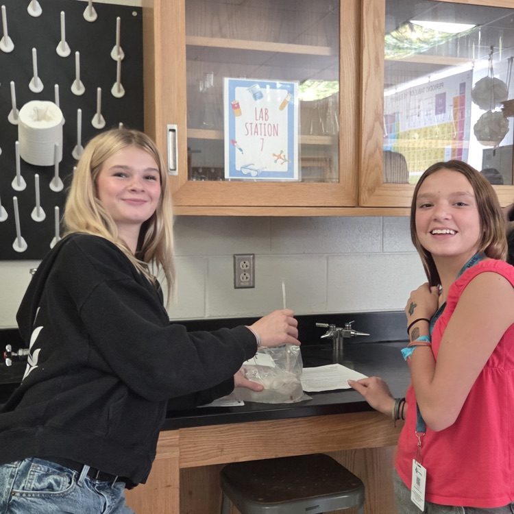 kids in a lab making ice cream