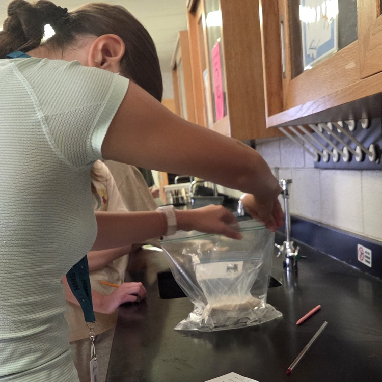 kids in a lab making ice cream