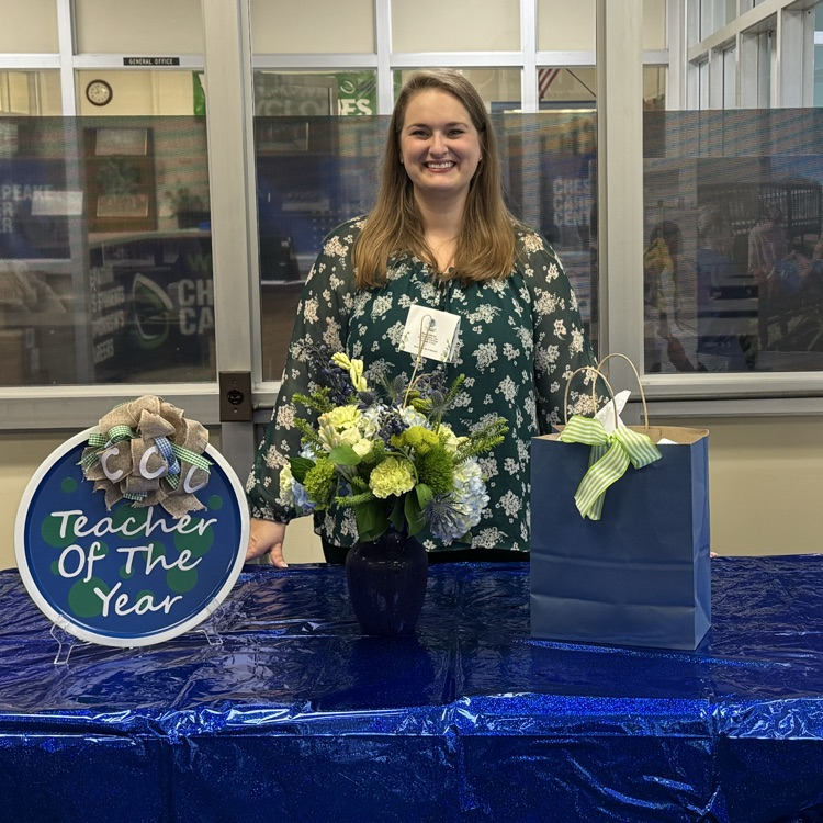 Emily Goard, CCC Teacher of the Year!