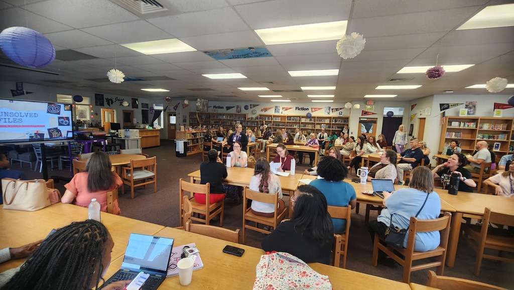Staff- waiting to hear who the teacher of the year is.