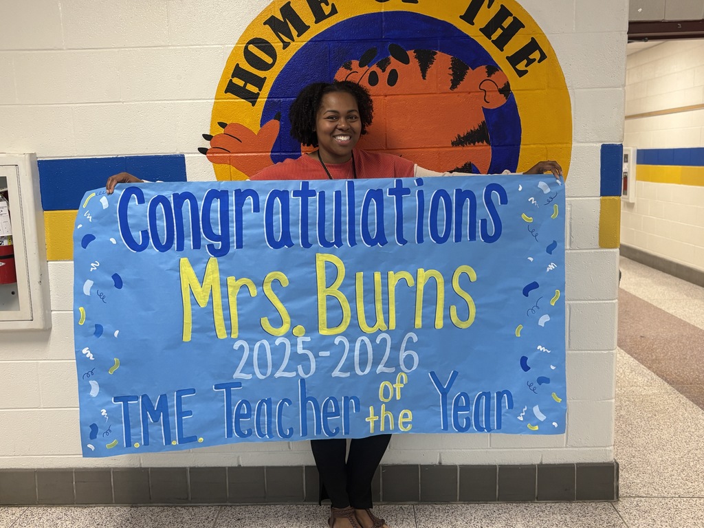 Mrs. Burns is the 2025-2026 Teacher of the Year