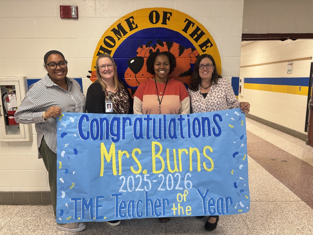 Mrs. Burns is the 2025-2026 Teacher of the Year