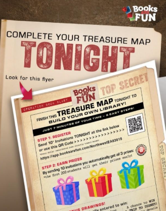 Complete your treasure map tonight