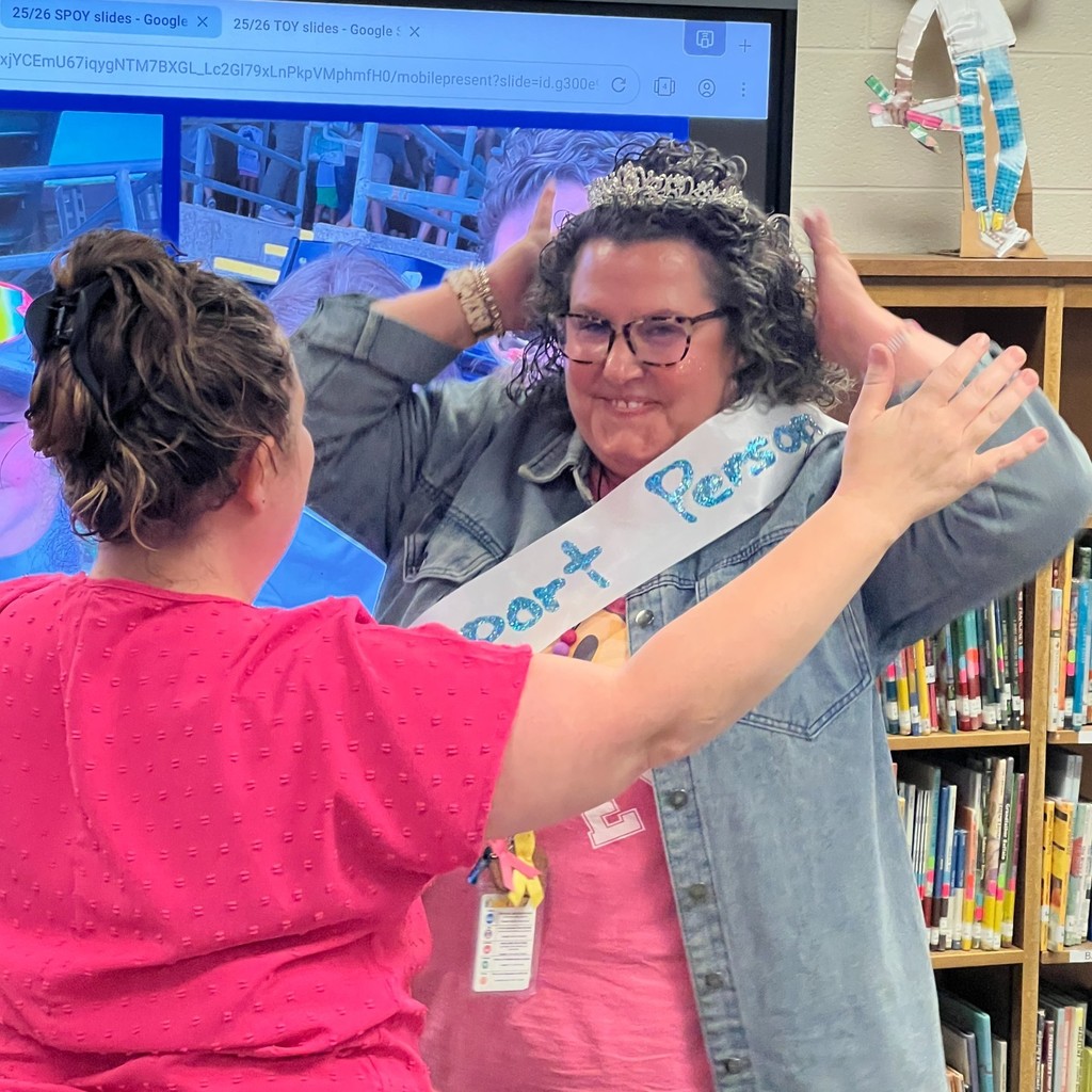 Support Person of the Year Mrs. Roten