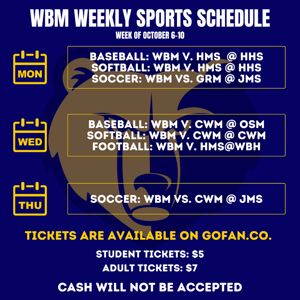 Fall Sports - Week 4