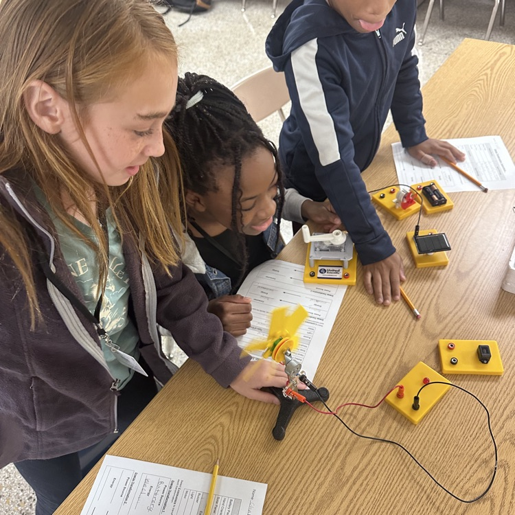 students exploring energy transformation