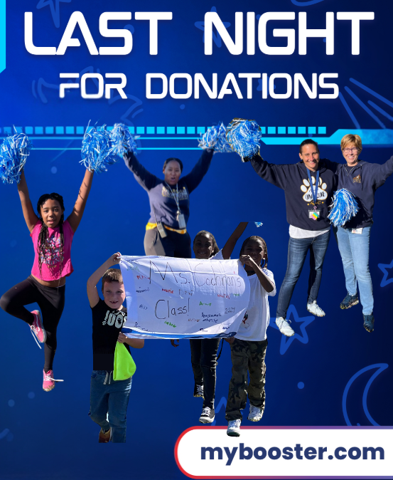 last night for donations