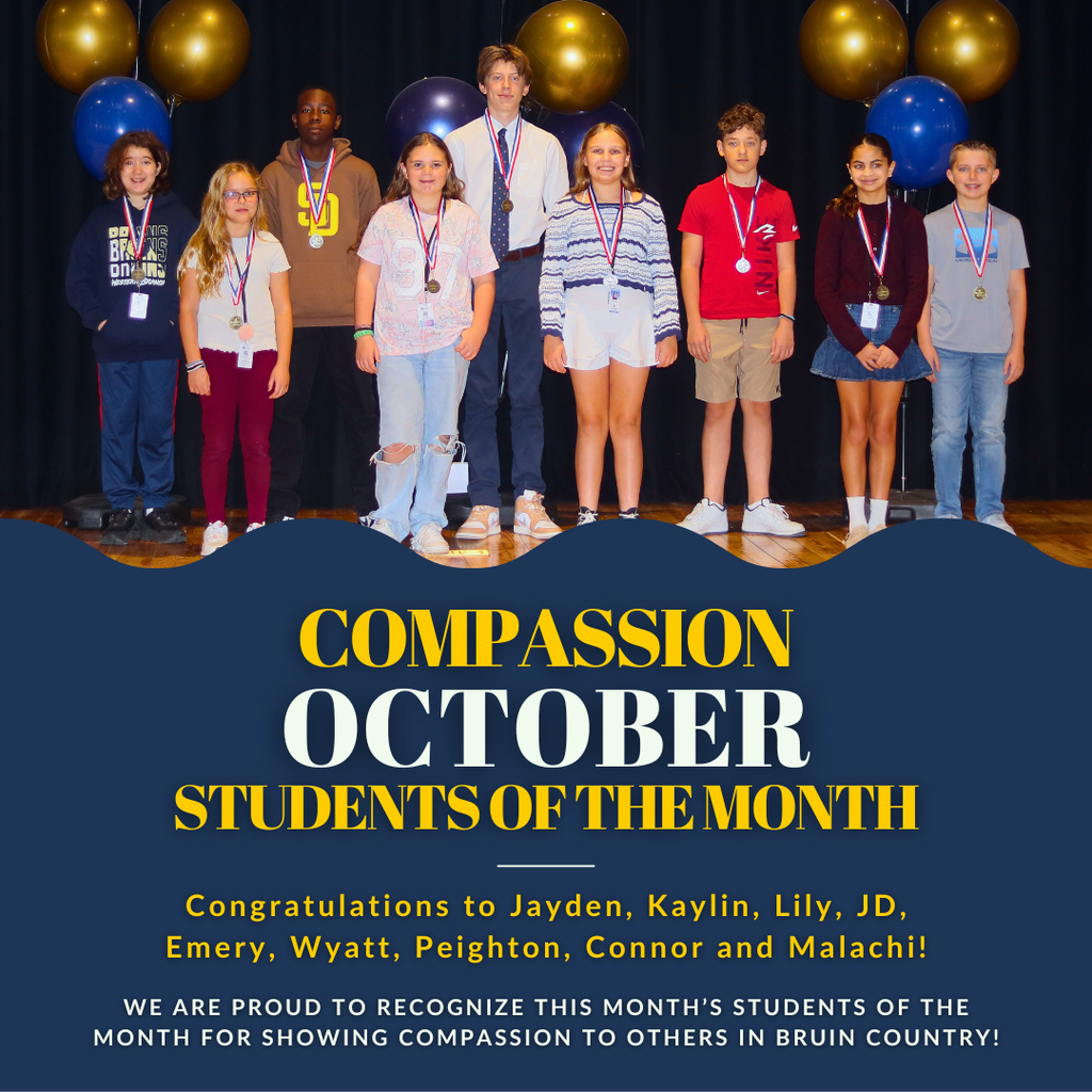 October Student of the Month