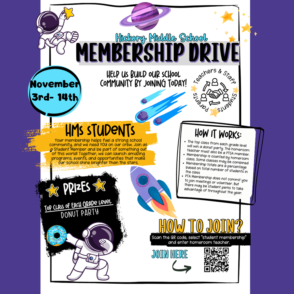 HMS PTSA Membership Drive