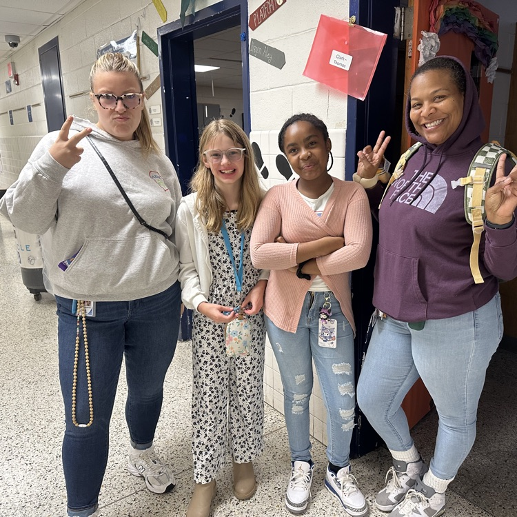 2 teachers and 2 students- swapped to look like each other