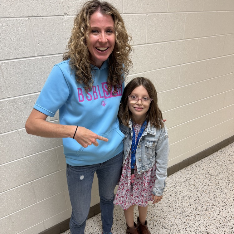 Mrs. Blair and mini Mrs. Blair/student